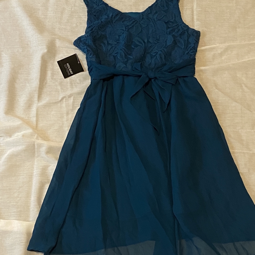 Dark blue dress